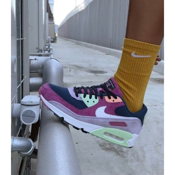 NIKE AIR MAX 90 NRG Bordeaux/Armory Navy/Mint DM0035-500 MEN'S SIZES NWOB!